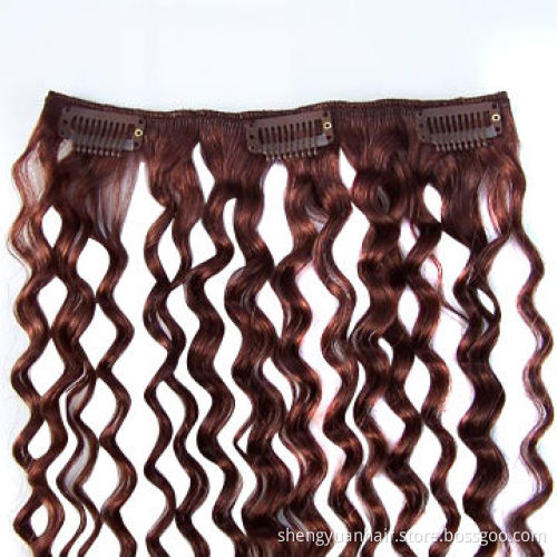 Cheap Synthetic Clip-in Hair Extension